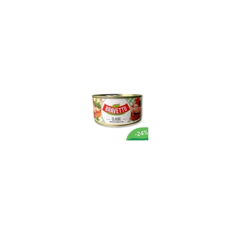 Bravetto conservă cu conținut de carne, 290 g