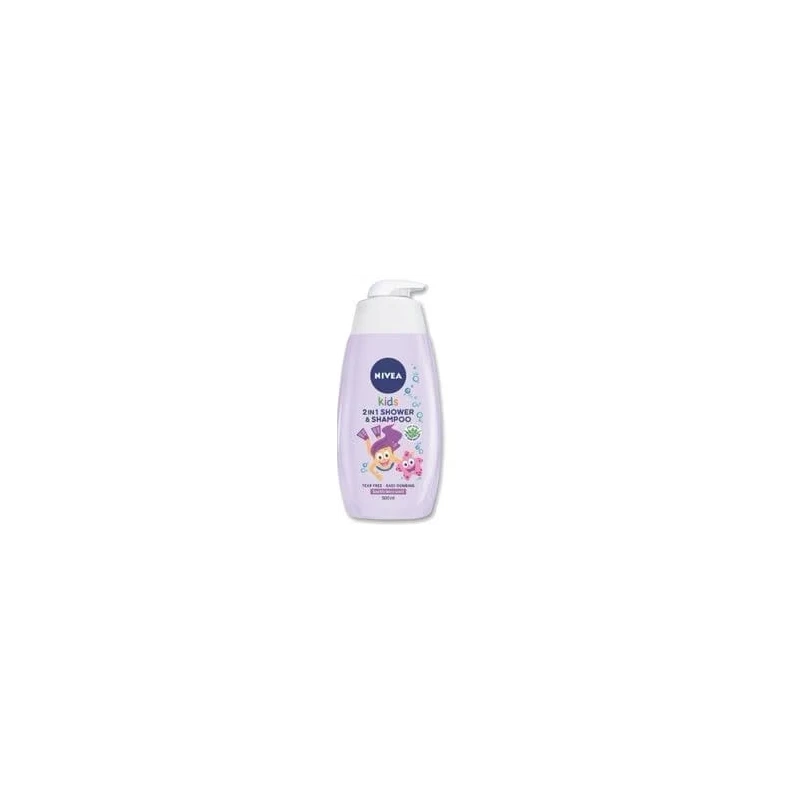 Nivea Kids gel de duș și șampon pentru copii 2 în 1, 500 ml