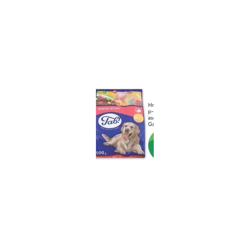 Gav hrană uscată pentru câini adulți cu carne în sortiment, 500 g