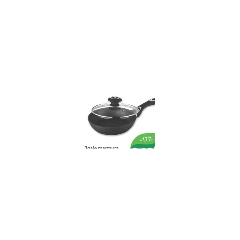 Treestar tigaie din marmură cu capac, 24 cm
