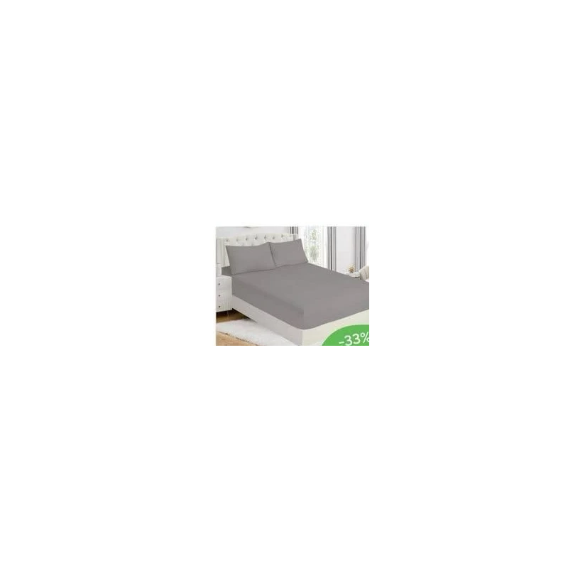 Set lenjerie de pat 3 piese, 180 x 200 x 25 cm, 52 x 72 cm