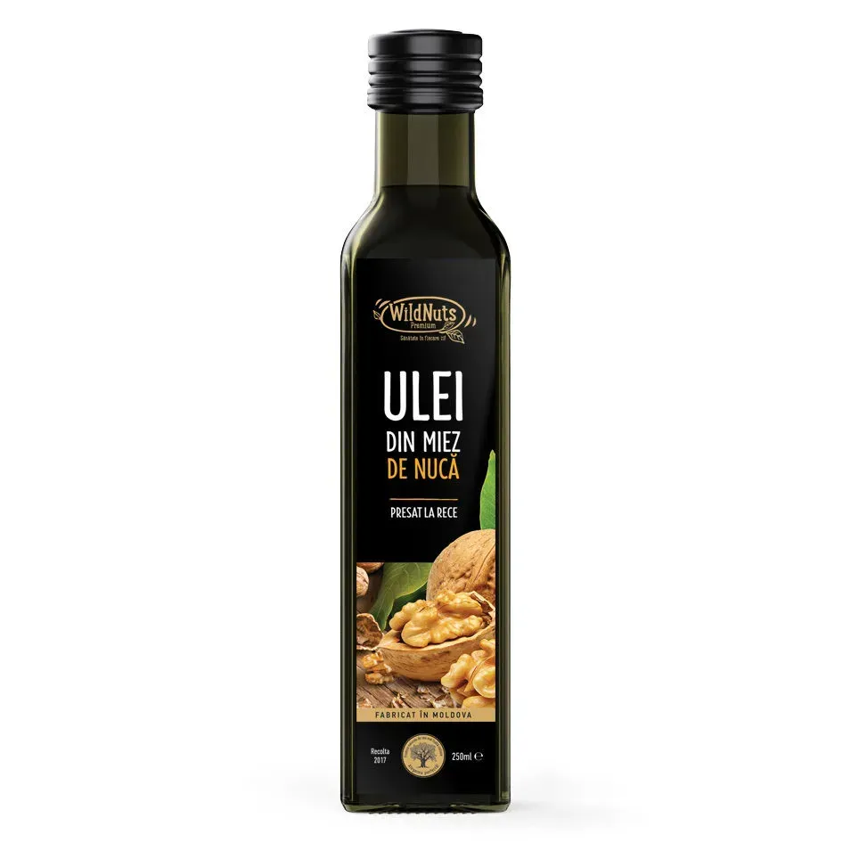 WILD NUTS ulei de nucă presat la rece, 250 ml