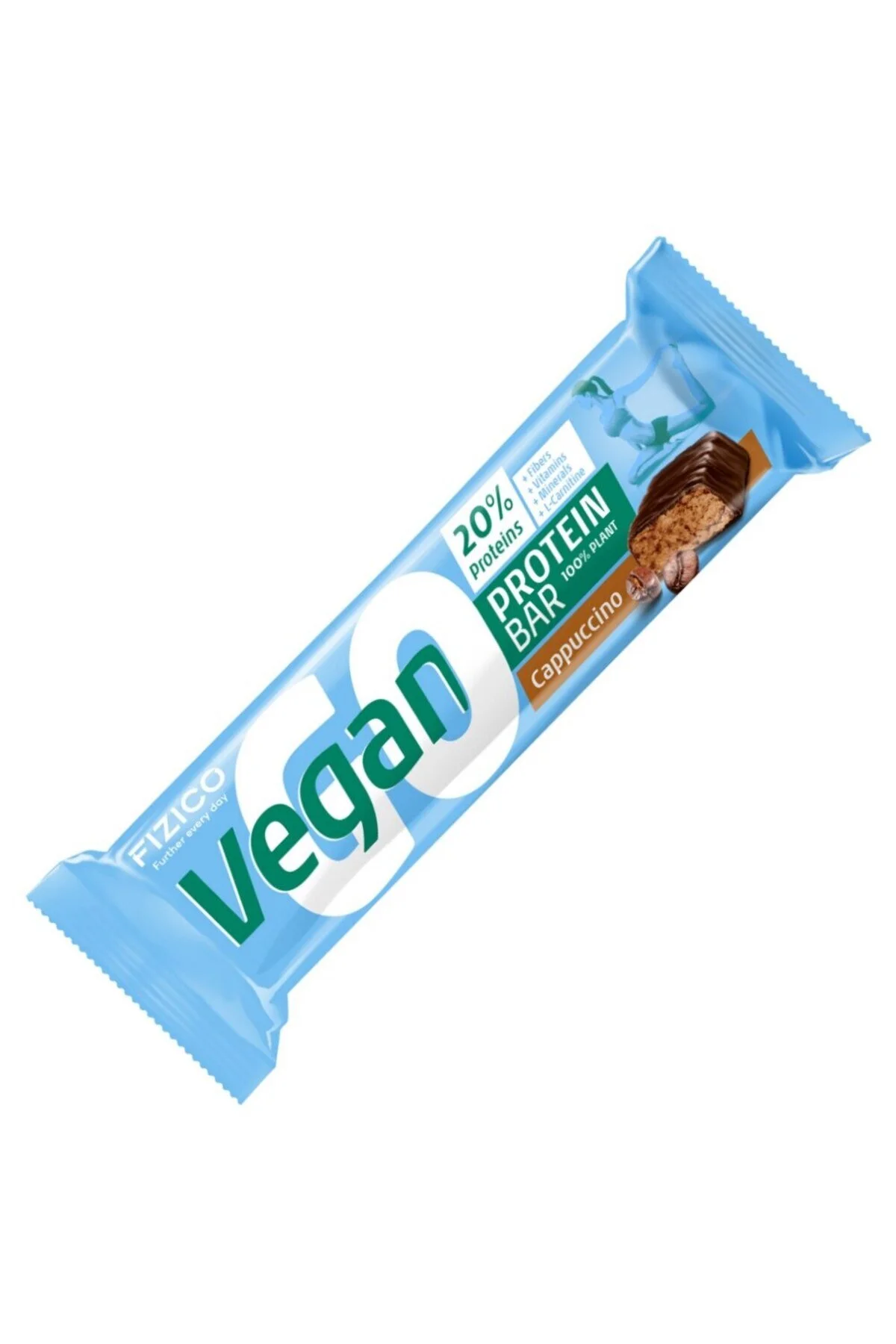 FIZICO baton proteic vegan cu gust de cappuccino, 40 g