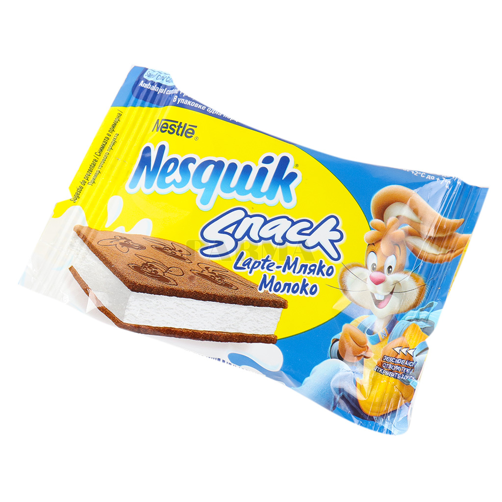 NESQUIK Snack cu pandișpan și lapte, 26 g