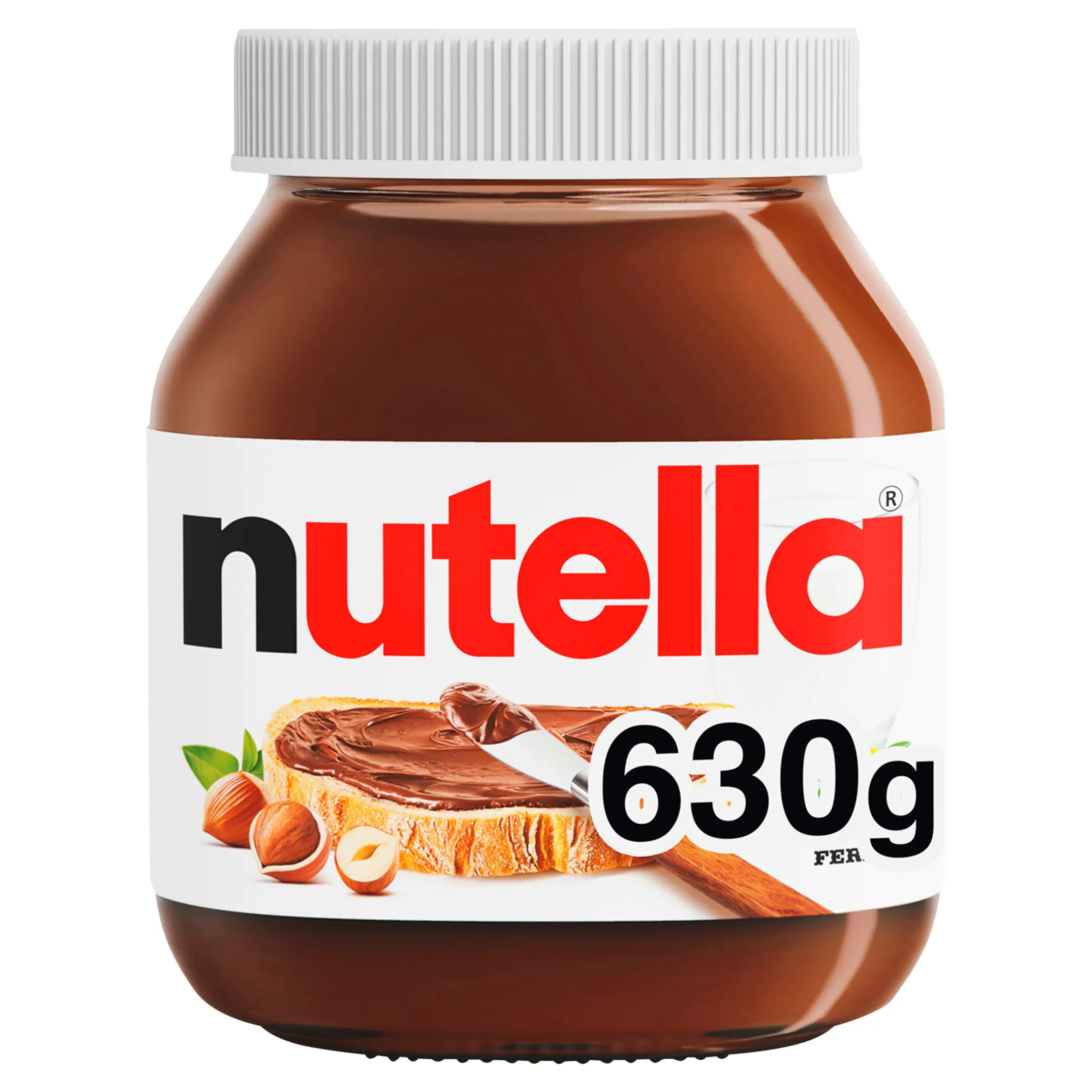 NUTELLA cremă de ciocolată și alune, 630 g