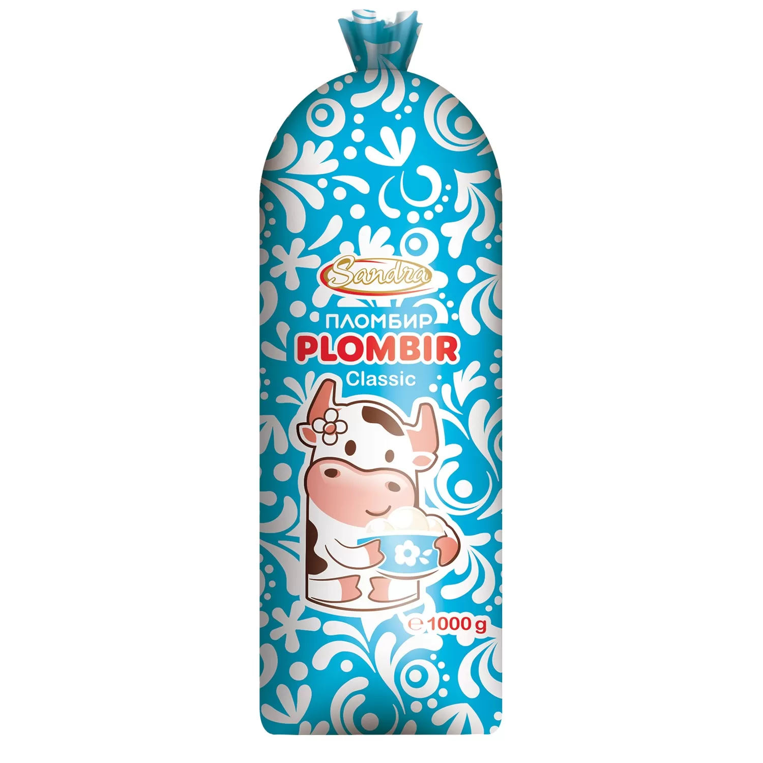 SANDRA înghețată Plombir Classic, 1 kg