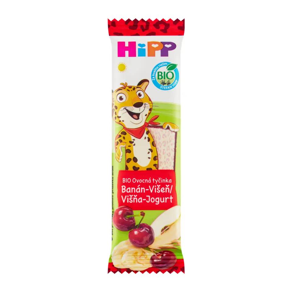 HIPP baton cu cireșe, banană și iaurt, 23 g