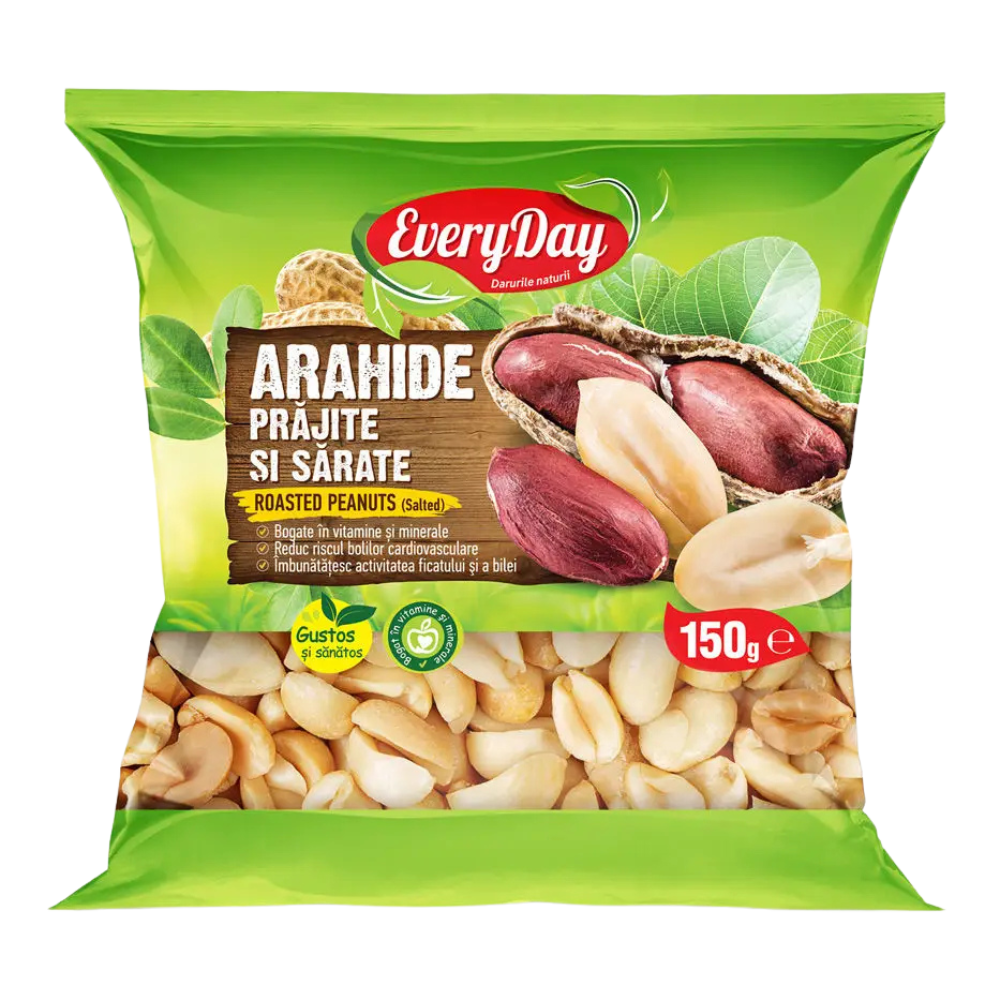 EVERYDAY arahide prăjite și sărate, 150 g