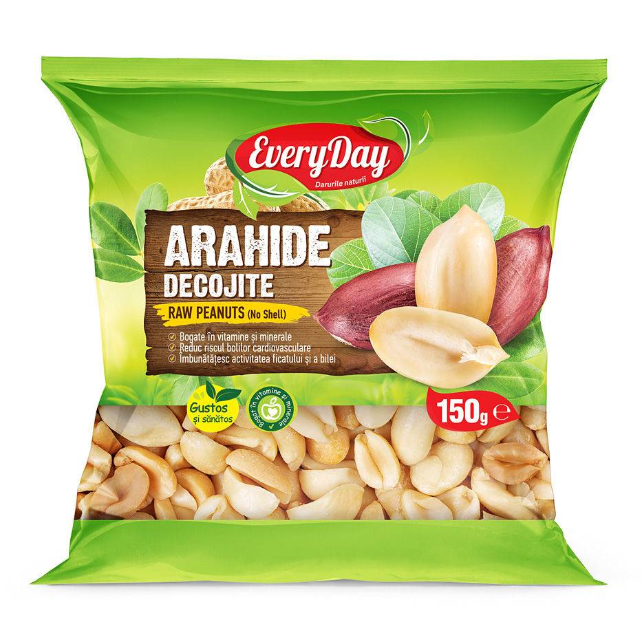 EVERYDAY arahide decojite și prăjite, 150 g