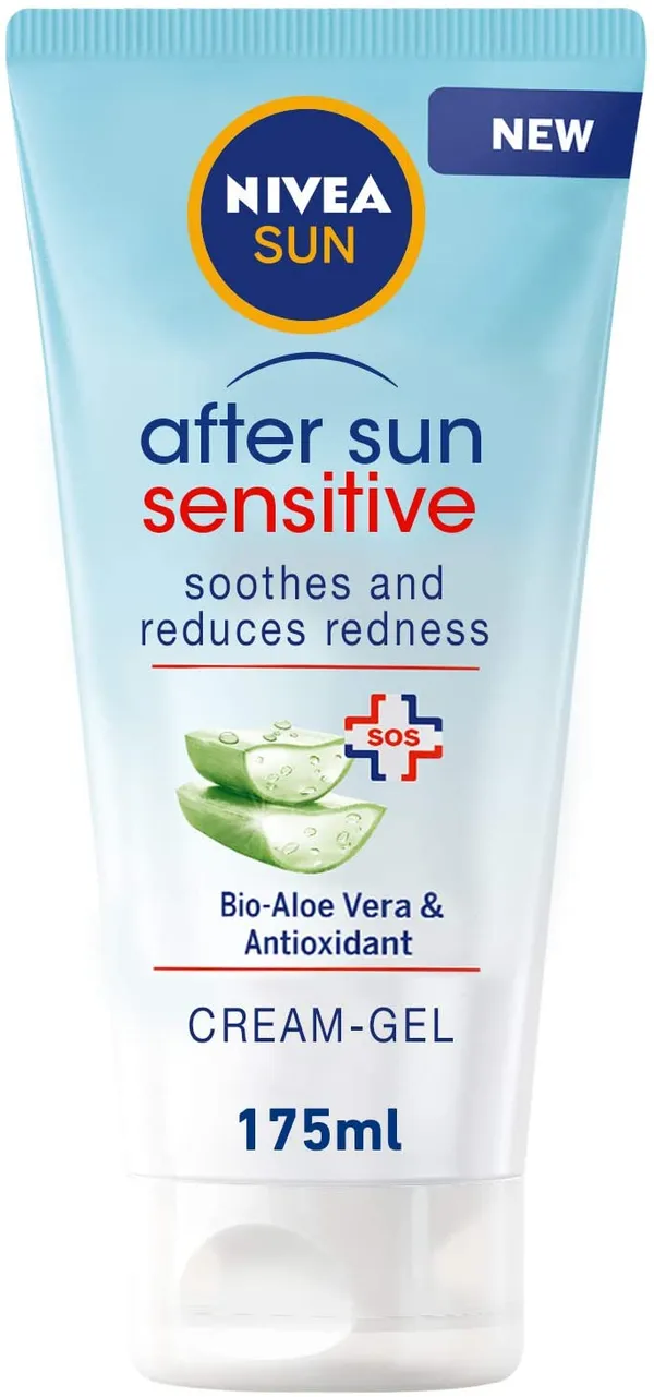 NIVEA Sun Sensitive cremă-gel după plajă, 175 ml
