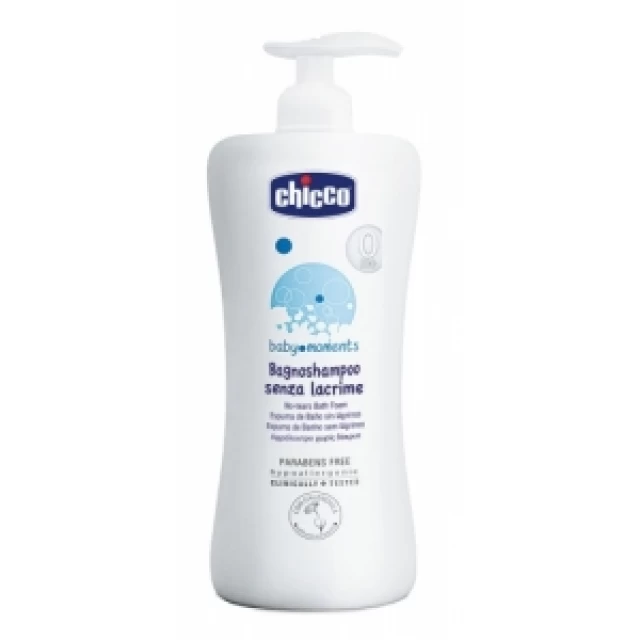 CHICCO Baby Moments gel de duș și șampon, 750 ml