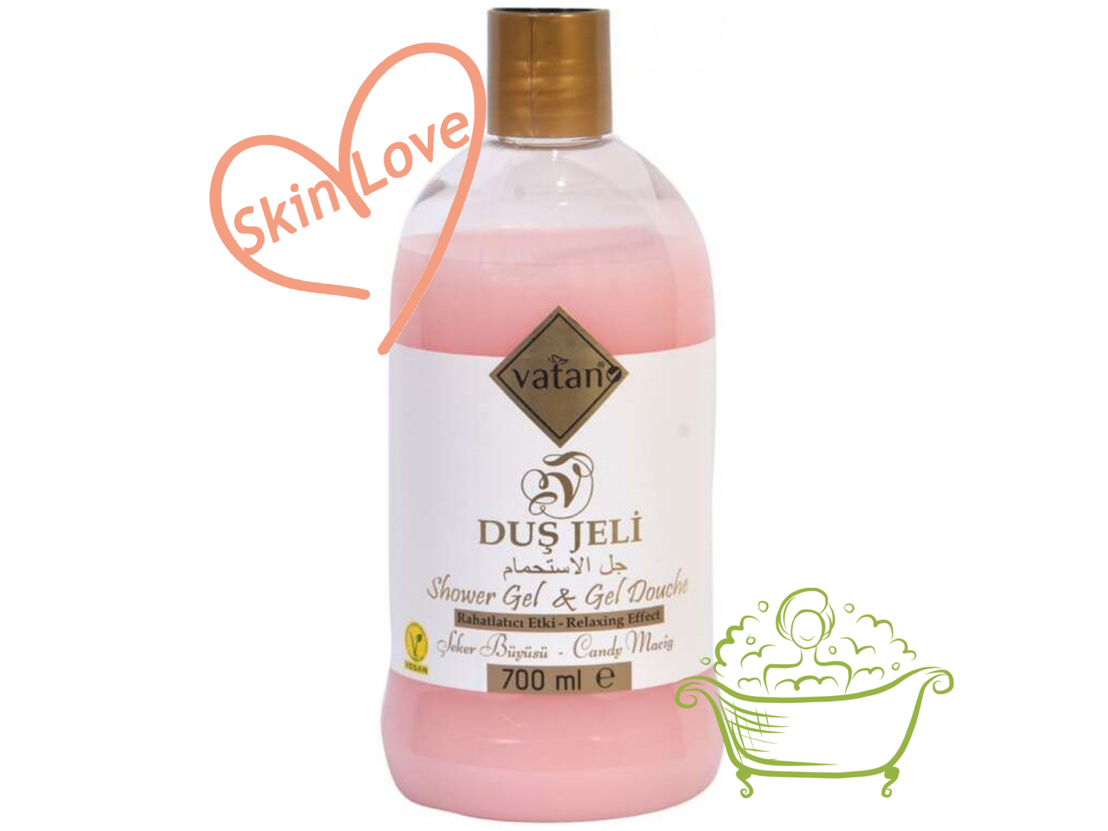 Gel de duș VATAN Candy Magic 700 ml