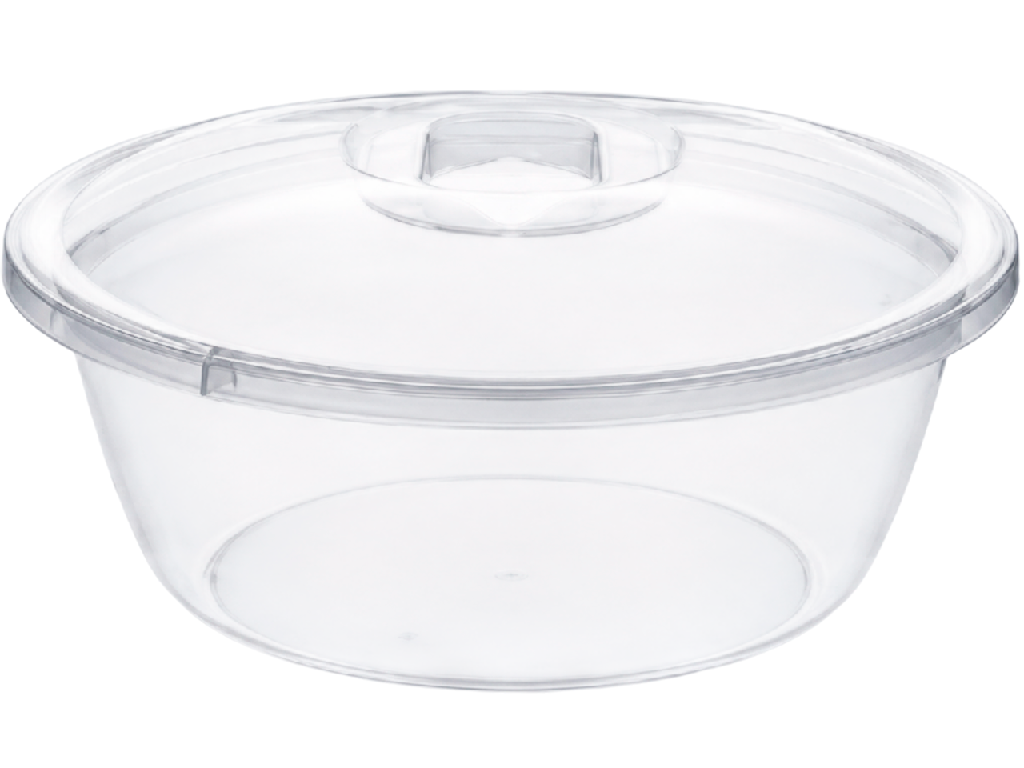Прозора миска з кришкою Zambak Plastik, 4,5 л