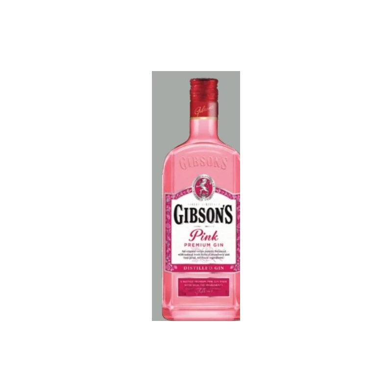 Gibson's gin Pink, Blood Orange sau Lemon, 0,7 L
