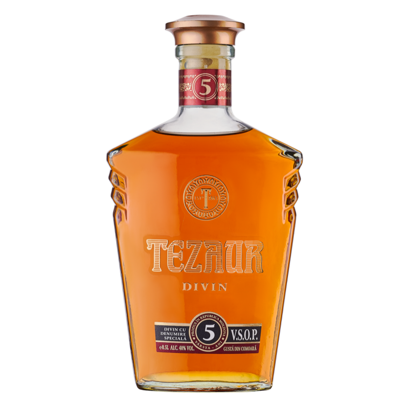 Tezaur Gold divin 5 ani, 0,5 L