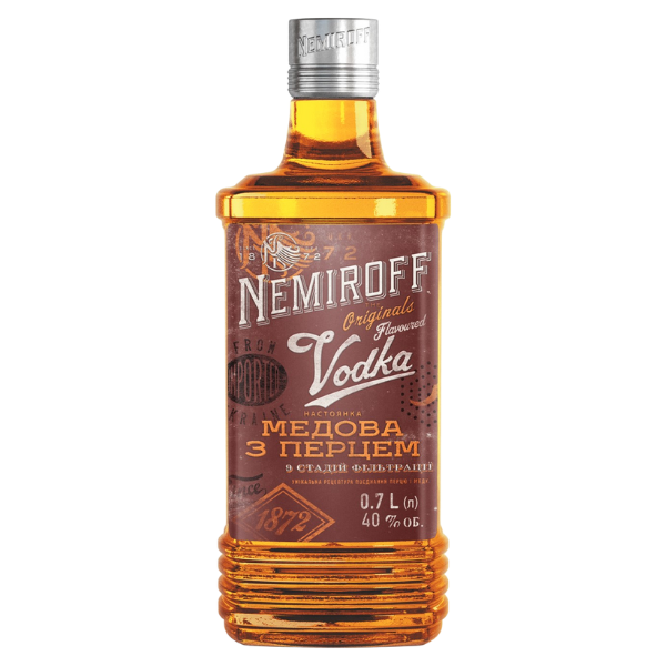 Nemiroff Honey & Pepper Original vodcă, 0,7 L