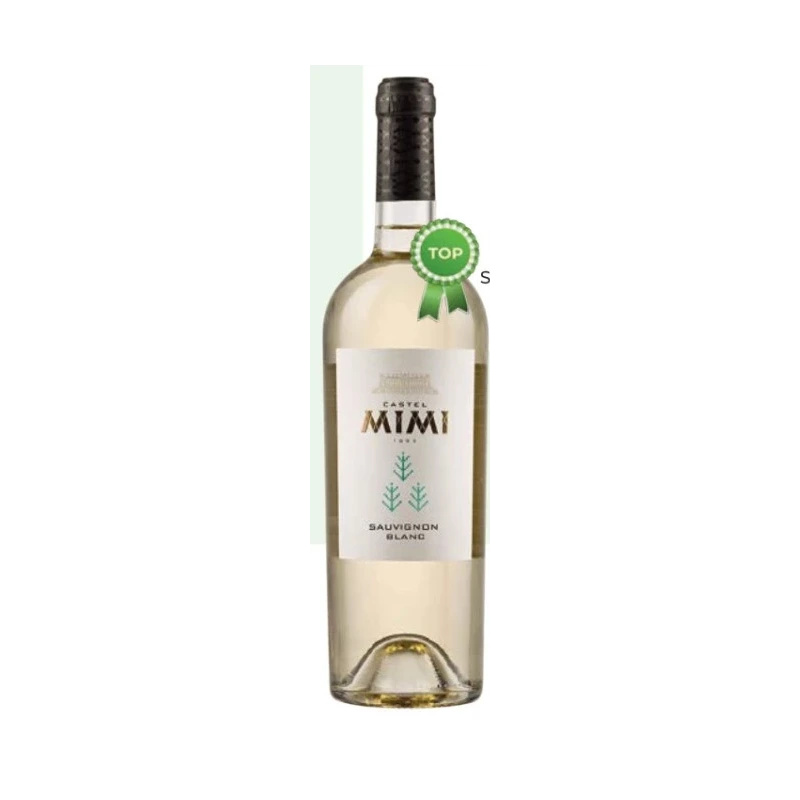 Castel Mimi Sauvignon Blanc alb sec sau Mâini în Șold roșu sec, 0,75 L