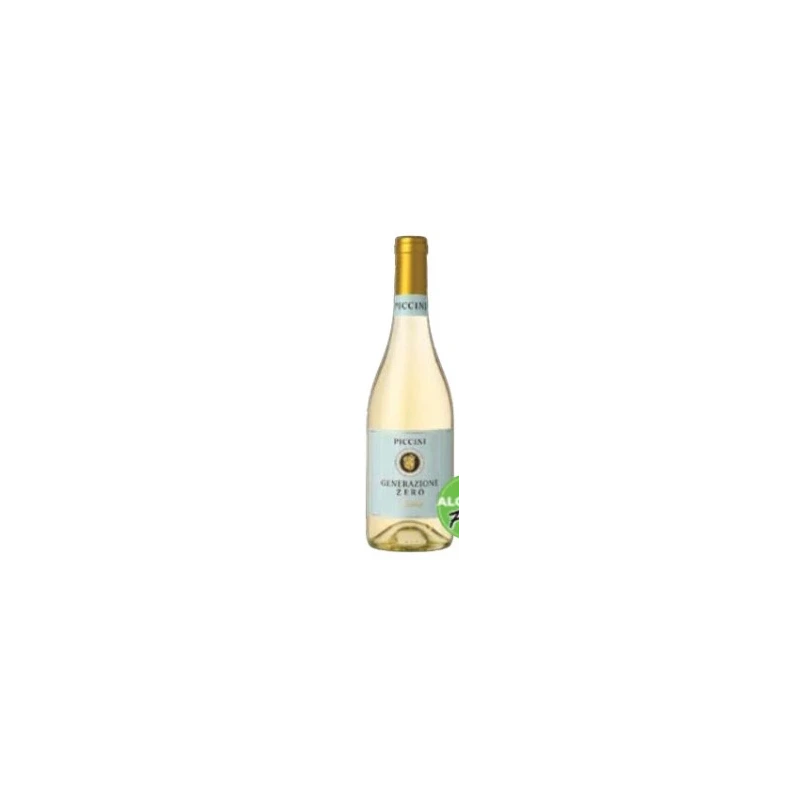 Piccini Generazione Zero fără alcool, alb, 0,75 L