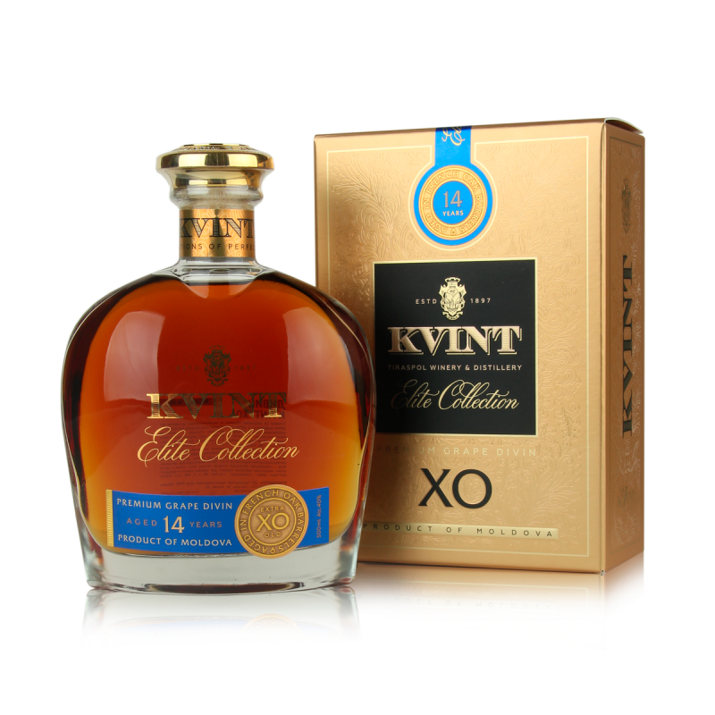 Kvint Elite Collection XO divin 14 ani 0,5 L, în cutie
