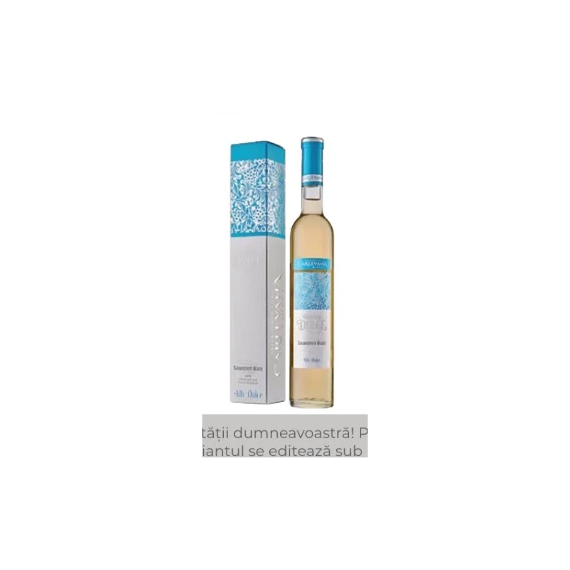 Carlevana Aleasa Dulce Sauvignon Blanc sau Muscat Ottonel 0,75 L, în cutie