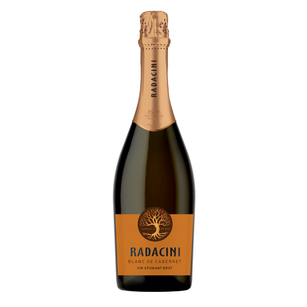 Rădăcini Blanc de Cabernet vin spumant alb brut, 0,75 L