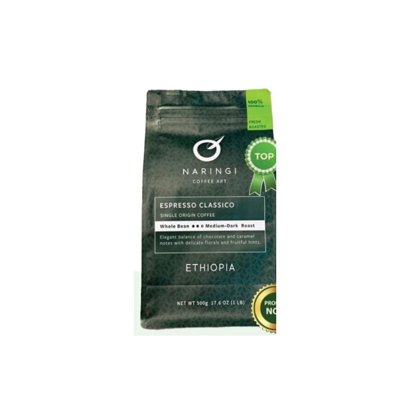 Naringi Coffee Art cafea boabe Classic sau Cremoso, 500 g