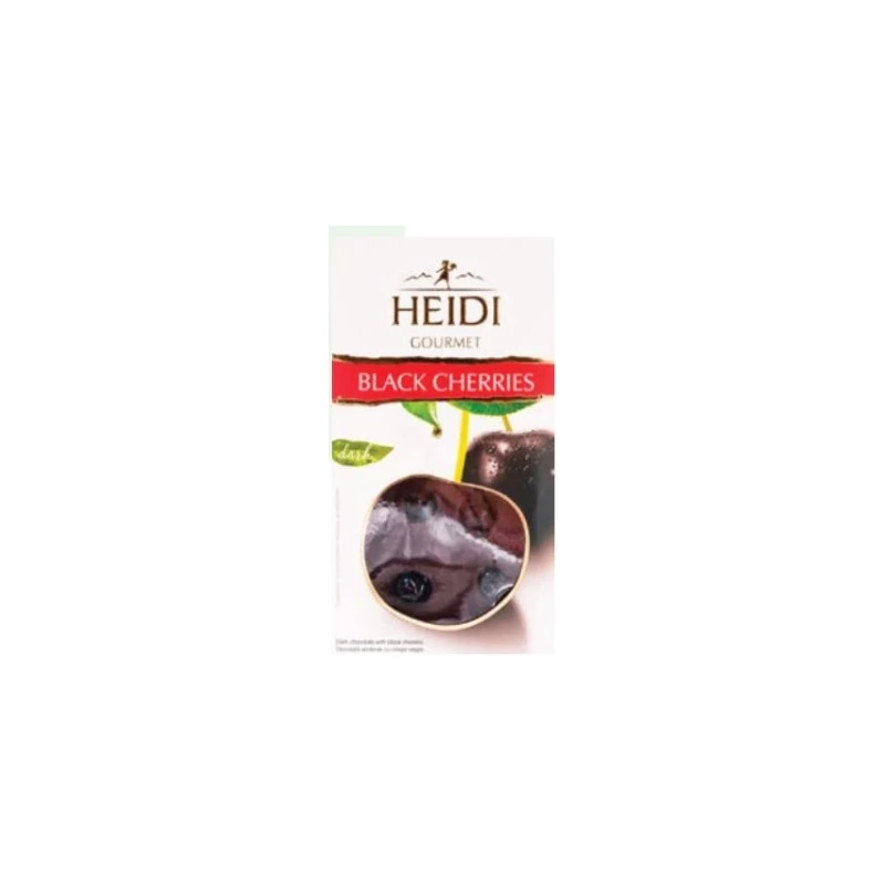 Heidi ciocolată amăruie cu cireșe confiate, 100 g