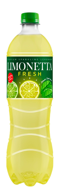 Limonetta Fresh băutură carbogazoasă, PET 1 L