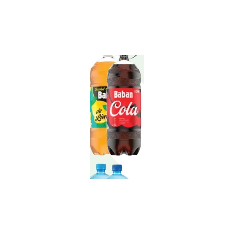 Baban băutură carbogazoasă în sortiment, PET 3 L