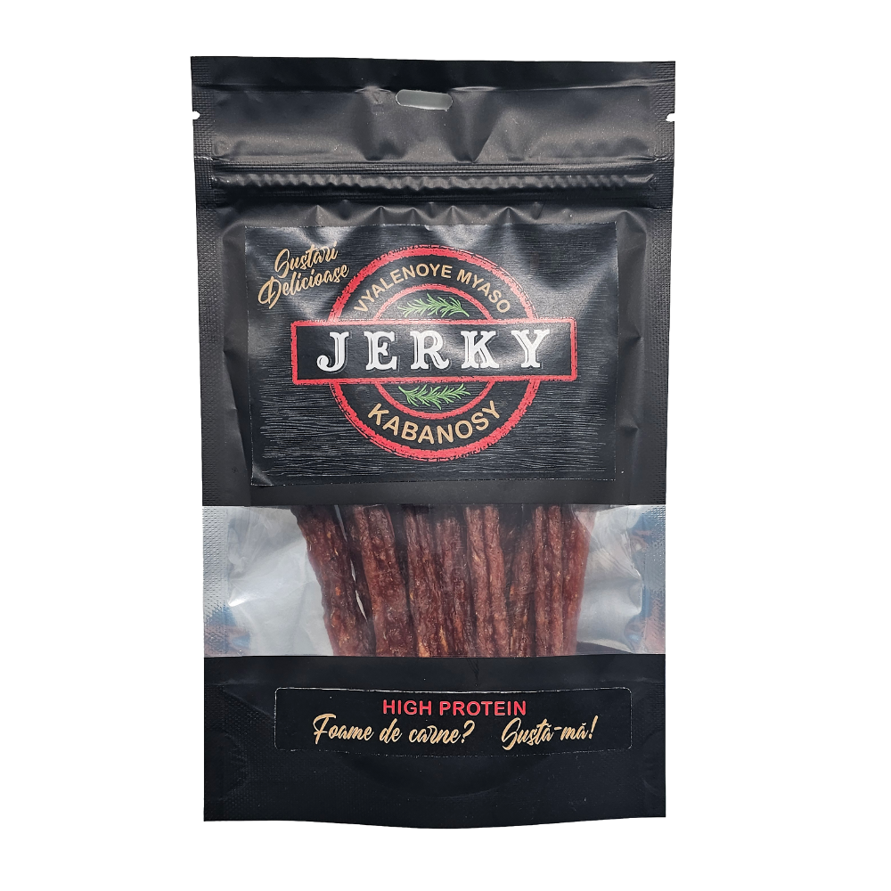 Jerky Kabanosy clasic din carne de pui, 50 g