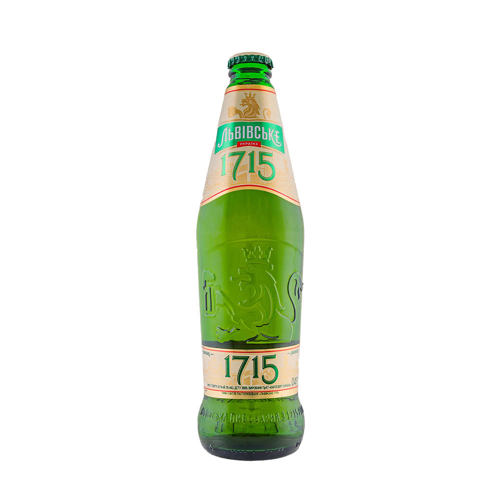 ЛЬВІВСЬКЕ 1715 Светлое пиво 0,45 л