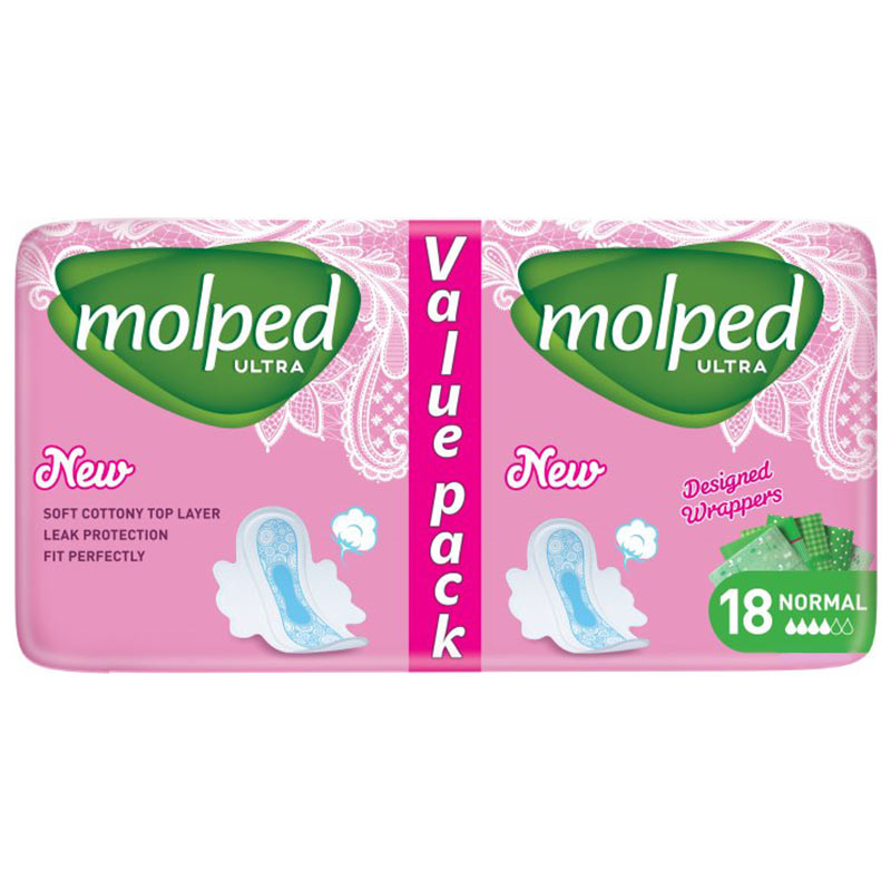 MOLPED Гигиенические прокладки Ultra Normal, 18 шт.