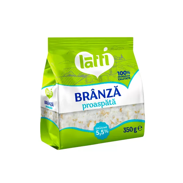 Brânză de vaci 5,5% Latti, 350g