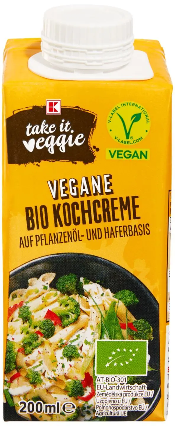 take it. veggie Cremă de gătit BIO ovăz / soia 200 ml