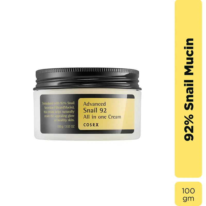 COSRX Cremă facială cu 92% extract de melc 100 g