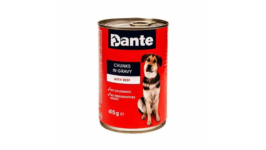 DANTE Hrană umedă câini vită / pasăre 415 g