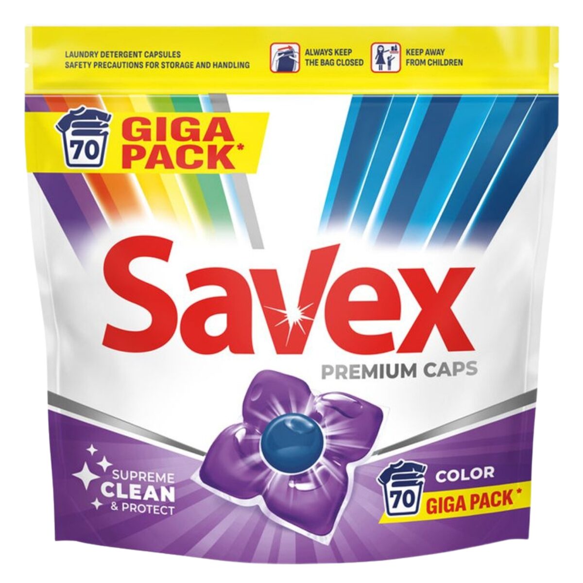 SAVEX Detergent capsule pentru rufe color 70 de utilizări 70 buc