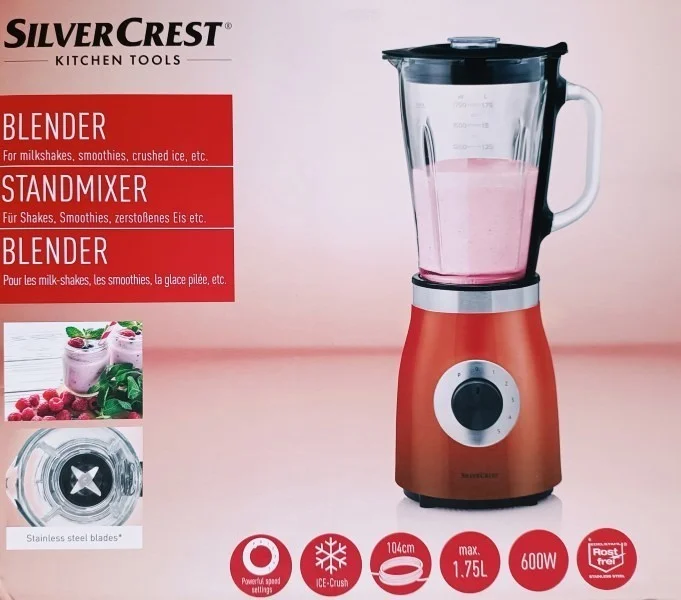 SILVERCREST Blender, putere: 600W, capacitate recipient: cca. 1,75l, 1 buc