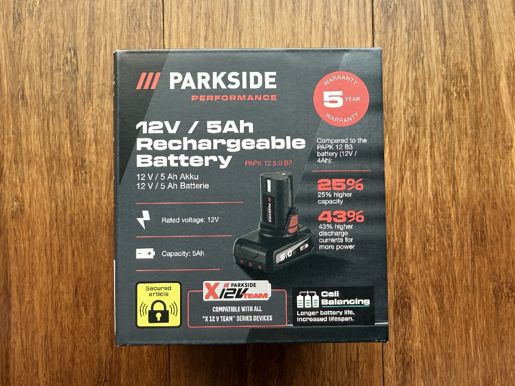 Parkside Performance Acumulator 12 V, 5 Ah, 1 buc