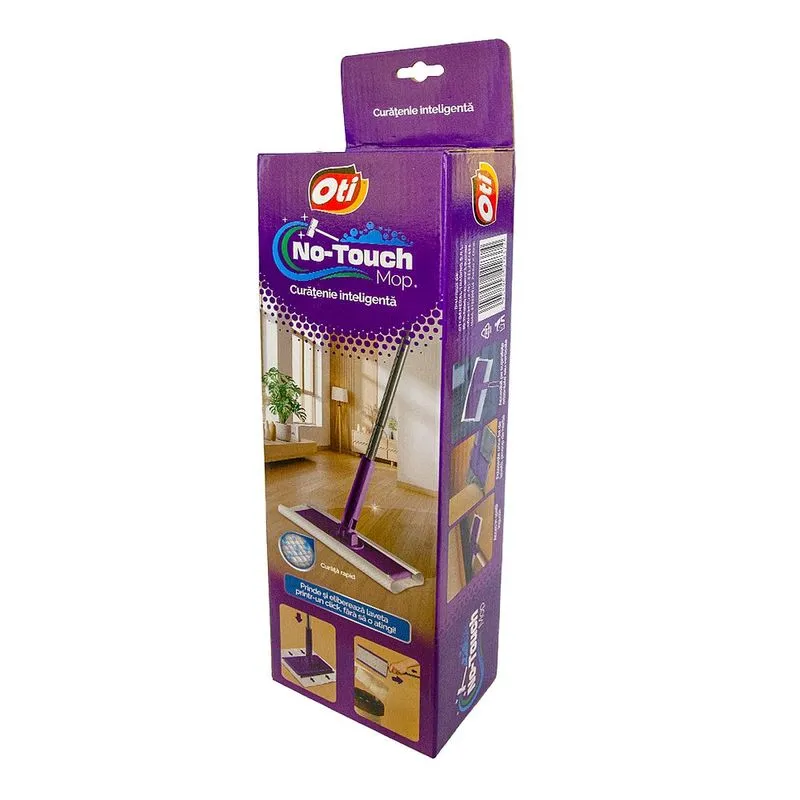 Oti NO TOUCH Mop plat, include: 5 x rezervă umedă, 5 x rezervă uscată, 1 set, 11 piese