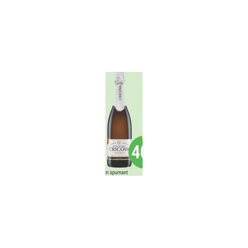 Cricova vin spumant, 750 ml
