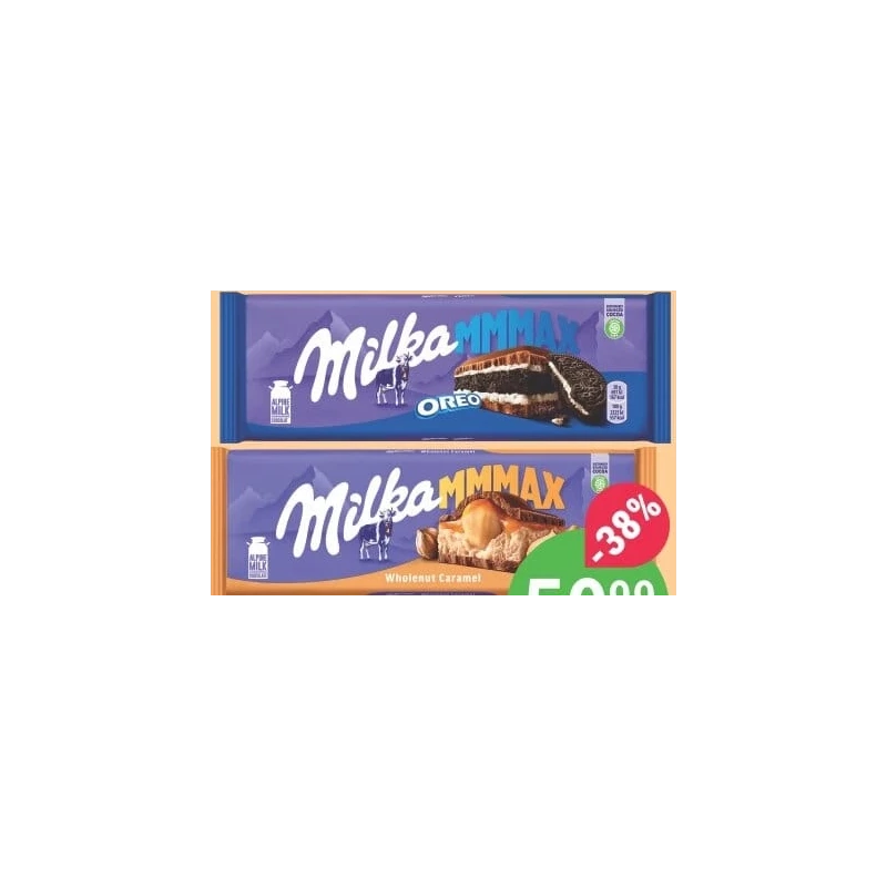 Milka ciocolată în sortiment, 270-300 g