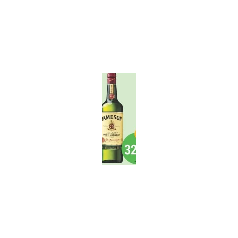 Jameson whiskey 40%, 1 L