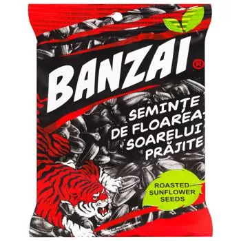 Banzai semințe de floarea-soarelui prăjite, 130 g