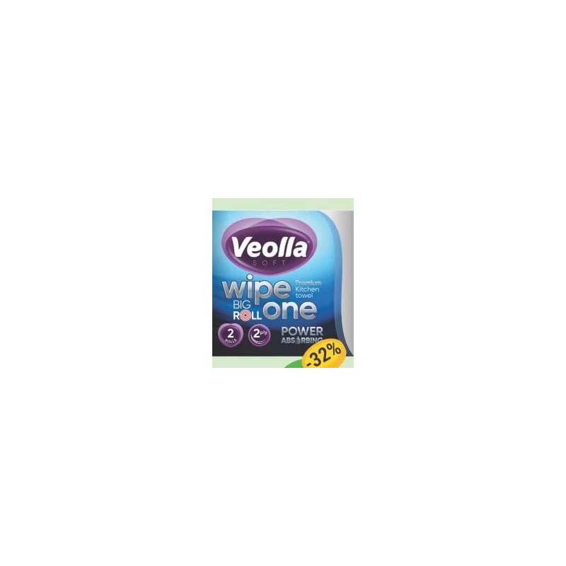 Veolla Big Rolls prosop de hârtie 2 straturi, 2 bucăți