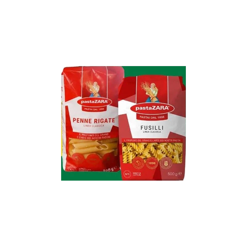 PASTA ZARA Paste făinoase grâu dur • diverse sortimente • 500 g