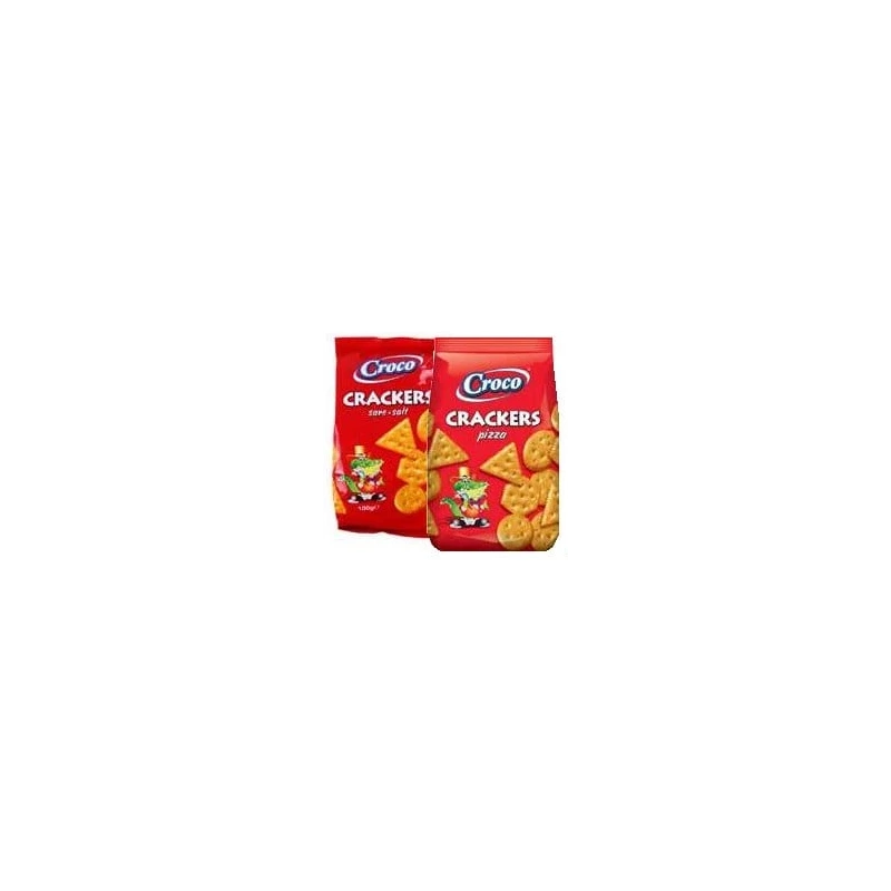 CROCO Crackers DE LA 4 BUCĂT! • diverse sortimente • 100 g