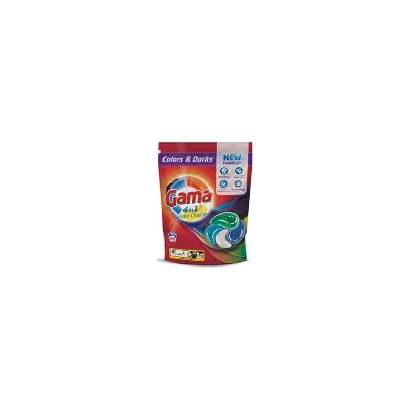 Gama detergent capsule, 60 capsule
