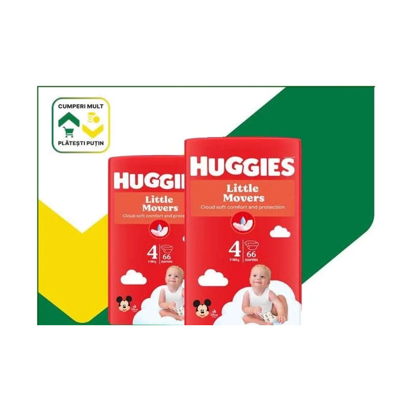 Huggies Little Movers scutece copii