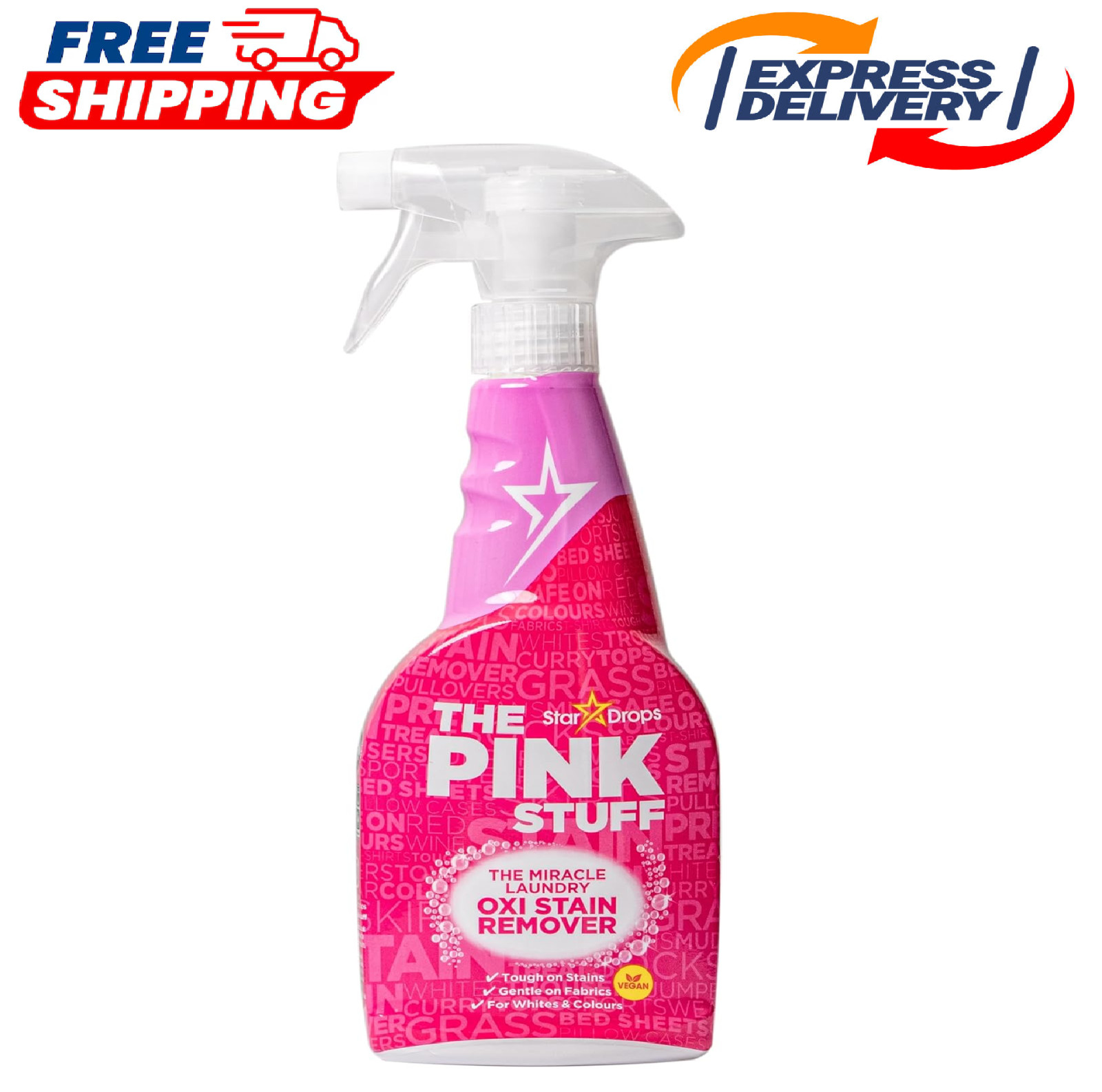 The Pink Stuff Oxi Stain Remover spray-spumă antipete, 500 ml